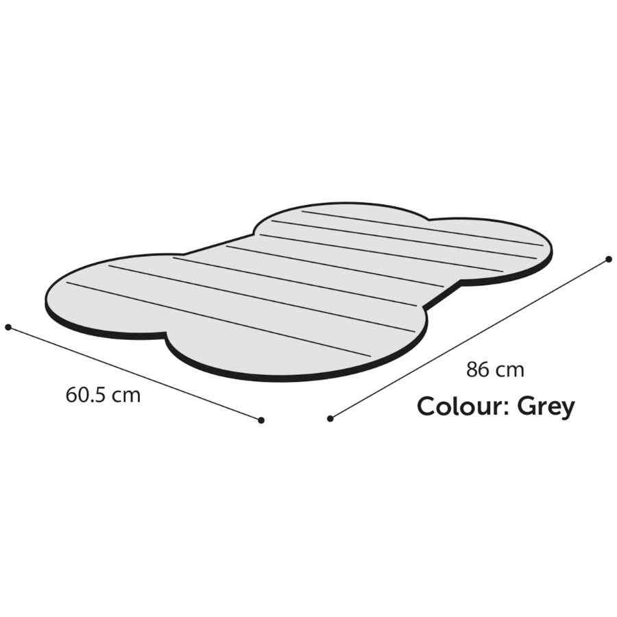 Flamingo Cama Refrigerante Fresk Drop Hueso Gris, , large image number null